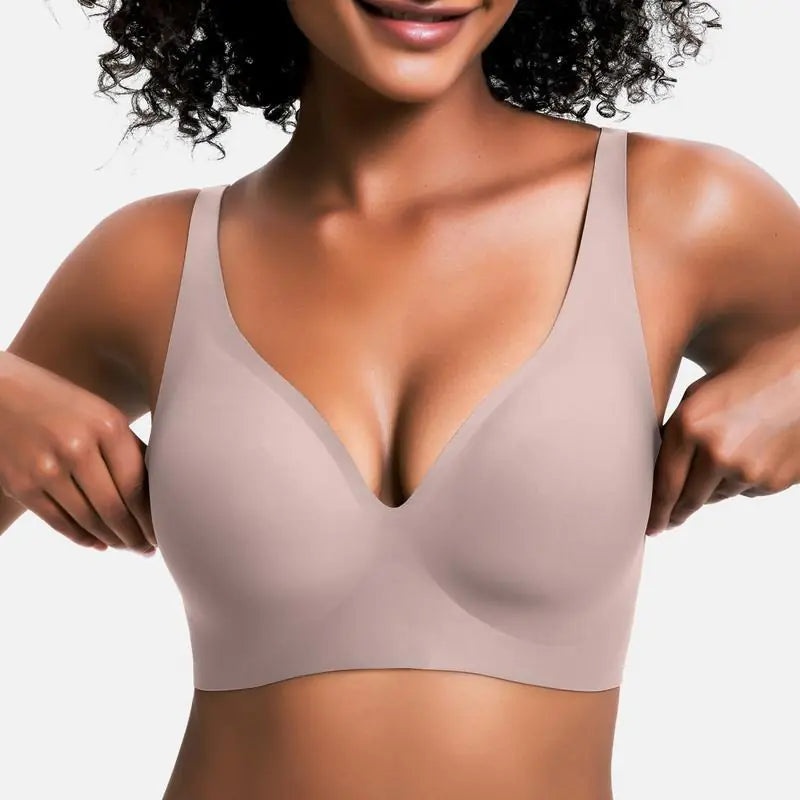 Women's Jelly Technology Wireless Bra – Smooth, Seamless, and Ultra-Soft